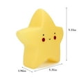 thumbnail image 2 of AAOMASSR Cartoon Creative Night Light Doll Bedroom Decoration, Cute Fun Modeling (Big Yellow Star + Blue Cloud + Dragon Baby), 2 of 7