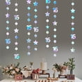 thumbnail image 1 of Conjunto de corona de estrellas brillantes con lunares redondos, banderines colgantes de Metal, fondo decorado para cumpleaños número 16, números 16, 1 of 5