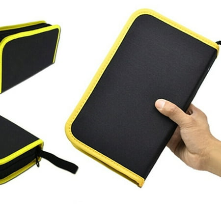 OUNONA Plumbing Storage Bag Yellow Tool Organizer Pouch for Pipe Fittings and Accessories 1 Piece