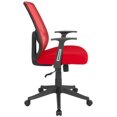 thumbnail image 2 of Salerno Series High Back Green Mesh Office Chair with Arms, 2 of 6