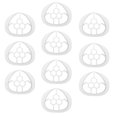 thumbnail image 3 of kusrkot 10 Pcs Support 3D pour Plus d'Espace Respirant Cadre de Soutien Intérieur Réutilisable pour Visage Adulte Grande Taille, 3 of 9