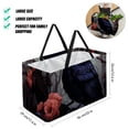 thumbnail image 2 of Crow Collapsible Oxford Cloth Tote Bag: Reusable, Foldable, and Large Capacity - Ideal Laundry, Cube, and Bucket Organizer, 2 of 7