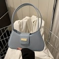 thumbnail image 1 of Stylish Minimalist Shoulder Bag - Simple, Solid Color, Underarm Design, Buckle Closure, Women's Handbag & Purse with Classic Look and Spacious Interior, 1 of 6