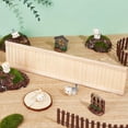thumbnail image 5 of 1pc Rectangle Wood Wainboard Skirting Dollhouse Wall Decoration Blanched Almond 171x85x5mm, 5 of 7
