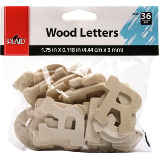 Jumbo 3 Wooden Letters A-Z in Carrying Bag