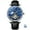 Blue dial_Silver case, variant on Fashion Mechanical Watch – Skeleton Dial, Waterproof, Leather Band, Elegant Design