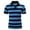 Blue, variant on outfmvch polo shirts for men spring summer loose plus size button collar shirt striped print lapel short sleeve womens tops blue