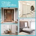 thumbnail image 6 of 2 Pack Silicone Door Draft Stopper Door Weather Stripping Door Sweep, Brown, 6 of 6