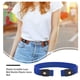 thumbnail image 5 of Qarigey Cinturón elástico para mujer, exquisita moda Retro, cómodo, antideslizante, apariencia distintiva, diseño único, faja sin hebilla Cinturones Azul brillante Qarigey  AP008678-08, 5 of 6