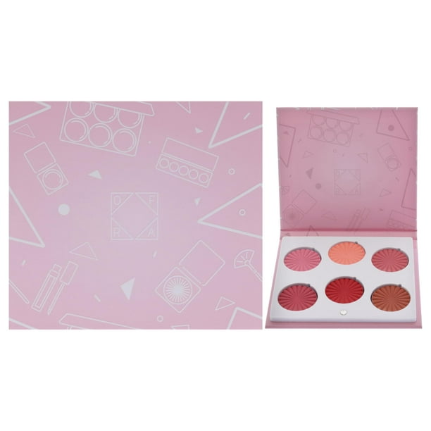 Paleta de coloretes Ofra Mini, 6 tonos, 24 g, recargable