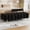 Black, variant on Rophefx Velvet Ottoman Bench, 52" End of Bed Bench with Gold Metal Legs,Modern Entryway Bench for Bedroom, Living Room,Black
