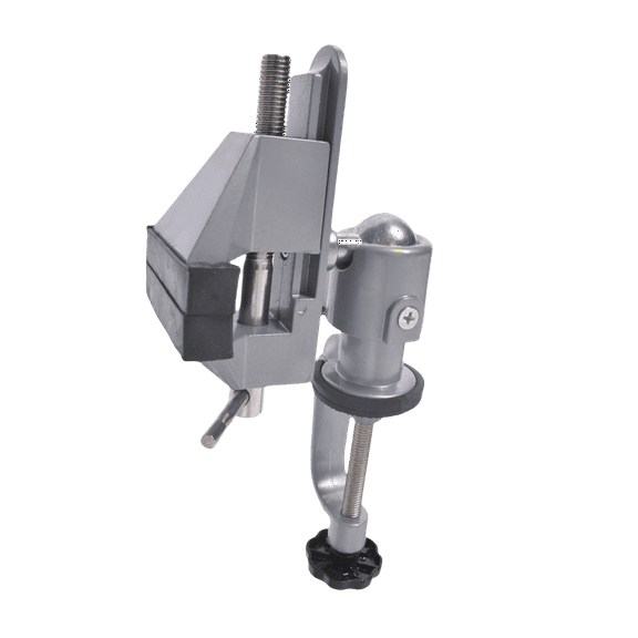 3-Inch Heavy Duty Swivel Bench Vise – 360° Rotating & Tilting Table Clamp for Universal Workbench, DIY, Hobby, and Metalworking – Adjustable Jaw Workshop Tool