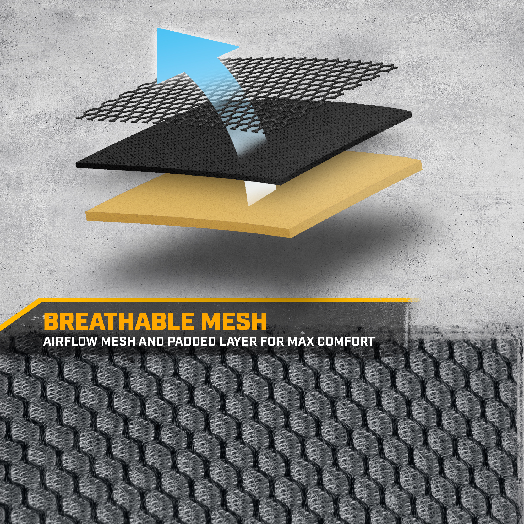 CAT™ Semi Truck Seat Covers – Heavy Duty Interior Accessories for Big Rigs, 18 Wheelers, & Semis – Breathable Mesh Universal Fit Truck Accessories for Semi Trucks – Best Accessories for Long Haul Tru