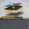thumbnail image 5 of CAT™ Semi Truck Seat Covers – Heavy Duty Interior Accessories for Big Rigs, 18 Wheelers, & Semis – Breathable Mesh Universal Fit Truck Accessories for Semi Trucks – Best Accessories for Long Haul Tru, 5 of 7