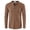 Khaki, variant on Fesfesfes Blouse Shirt for Men Stand Collar Long Sleeve T-Shirt Solid Bottoming Shirt Wagoff Top Sale Items