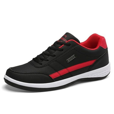 

Leather Designer Print Sneakers