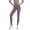 Z2-Purple-yoga pants for women, variant on Yourumao Yoga Leggings for Women Tummy Control Skinny Pants Stretchy High Waist Pants Solid Cropped Pants for Athletic Gym