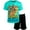 Blue / black, variant on Scooby-Doo Scooby Doo Little Boys T-Shirt and Mesh Shorts Outfit Set Toddler to Big Kid
