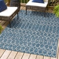 thumbnail image 3 of Alfombra Jonathan Y SMB108B-3 Ourika Moroccan 3 x 5 cm, color azul marino y lig, 3 of 9