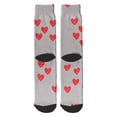 thumbnail image 4 of Personalised Socks with Photo, Personalised Photo Gifts for Family, Boyfriend and Girlfriend - Gift Idea for Birthday, Valentine's Day, Christmas (Grey,One Size), 4 of 5