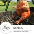 thumbnail image 5 of KAKOWELY 1 parrilla para pollos de acero inoxidable con forma de motocicleta para asar pollos y pavos, 5 of 5