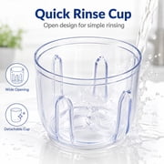 KitchekShopS Electric Garlic Chopper 1-Cup, Mini Food Chopper for Garlic, Ginger, Nuts & Herbs, USB Rechargeable, Pulse Control – Small Kitchen Appliance