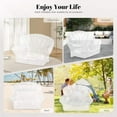 thumbnail image 6 of Stuffed Animal Storage Chair Cover, Clear Stuffed Animal Bag Chair Cover, 1Pcs Waterproof Large Stuffable Beanbag Chair Cover, Toys Storage and Organizing Chair 17.7 In, 6 of 7