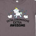 thumbnail image 4 of Inktastic Extra Chromosome Extra Awesome with Unicorn Boys or Girls Toddler T-Shirt, 4 of 5