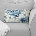 thumbnail image 2 of Designart "Patterns Of Tranquility I" Floral Printed Throw Pillow, 2 of 5