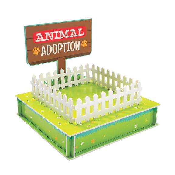 Animal Adoption Centerpiece, Party Decor, Birthday, 1 Pieces