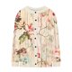 thumbnail image 5 of Cárdigan informal de punto con estampado floral para mujer, chaqueta abotonada y abrigo superior para mujer, 5 of 5