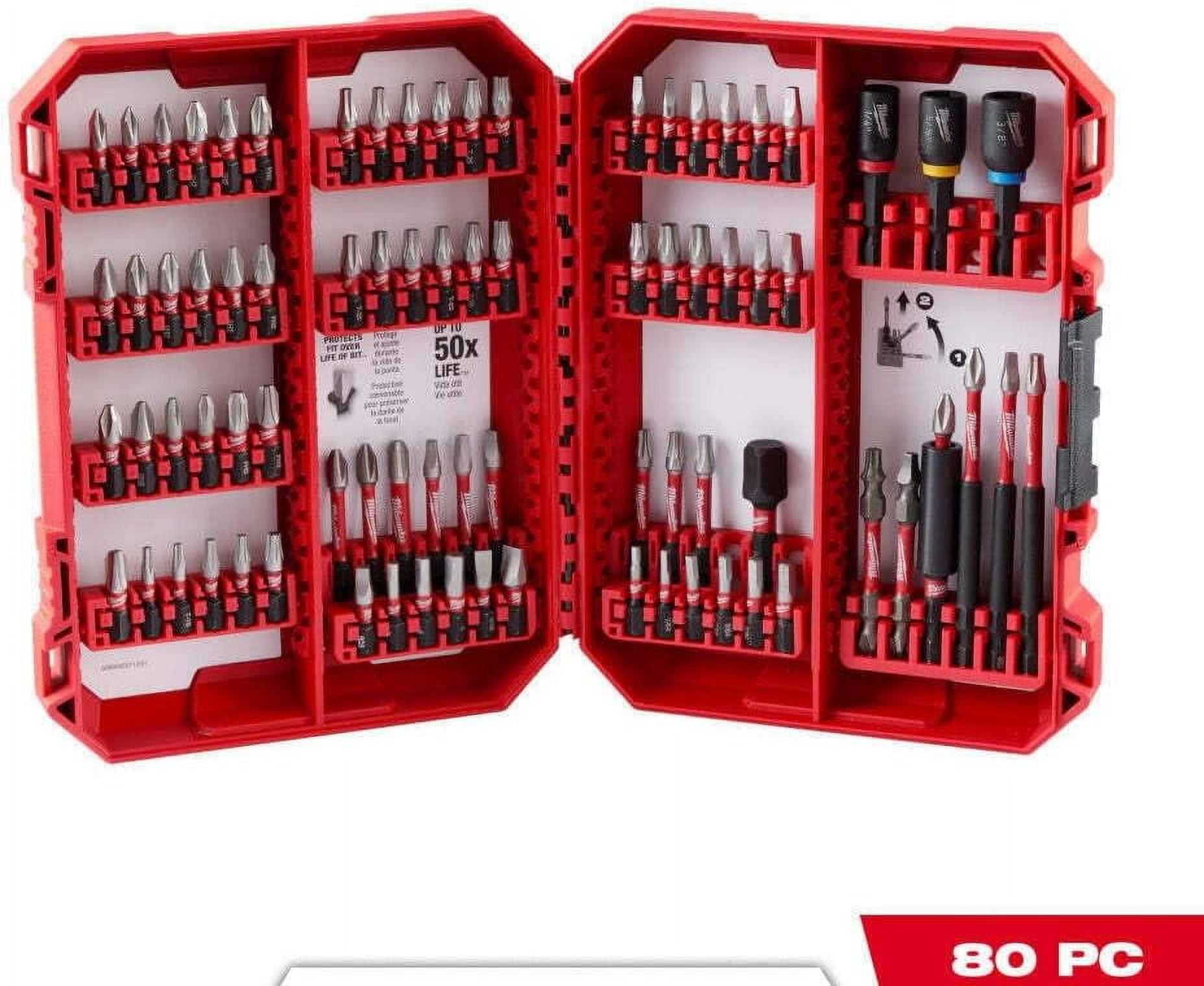 48-32-4094 for Milwaukee Shockwave Impact Duty Driver Bit Set - 80 PC X3