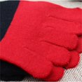 thumbnail image 4 of WMNTST Men's Five-toe Socks Low-Cut Color Block Socks Soft Breathable Classic Minimalist Home Wear Hosiery, 4 of 5