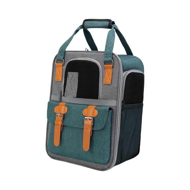Mochila transportadora de gatos Zulema Portador de viaje para gatos Verde