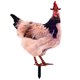 thumbnail image 1 of Garden Stake Chicken Silhouette Pastel de patio ACRYLIC ACRYLIC ARTE Art Rooster Yard para jardín, 1 of 5