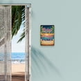 thumbnail image 6 of Sandy Shore Metal Tin Sign Relax We're All Crazy Signs Vintage Beach Pattern Wall Art Decor Signs for Outdoor Home Kitchen Decoration Restaurants Cafes Bars Pub Wall Decor Plaque Sign DIY, 6 of 7