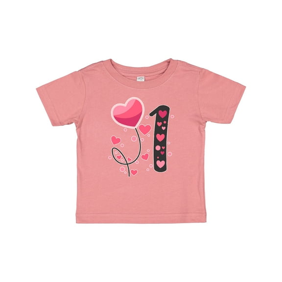 Inktastic Valentine's Day First Birthday Boys or Girls Baby T-Shirt
