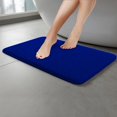 thumbnail image 2 of Luxury Bathroom Rug – 1 Piece Memory Foam Bath Mat, Non-Slip & Ultra Soft, Highly Absorbent, Easy to Clean - Royal Blue (23"x16"), 2 of 5