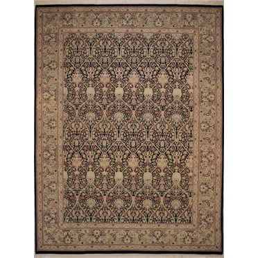 Wali Cristal Black/green Rug, 9'2" x 12'5"