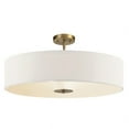 thumbnail image 5 of 42122CLZ Kichler Lighting 3 light Convertible Pendant - with Transitional inspirations - 6 inches tall by 24 inches wide-Classic Bronze Finish, 5 of 5