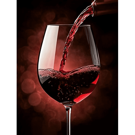 Red Wine Pouring Canvas Wall Art,Suitable for Living Room, Dining Room, Kitchen, Bar, Wine Cellar Decoration