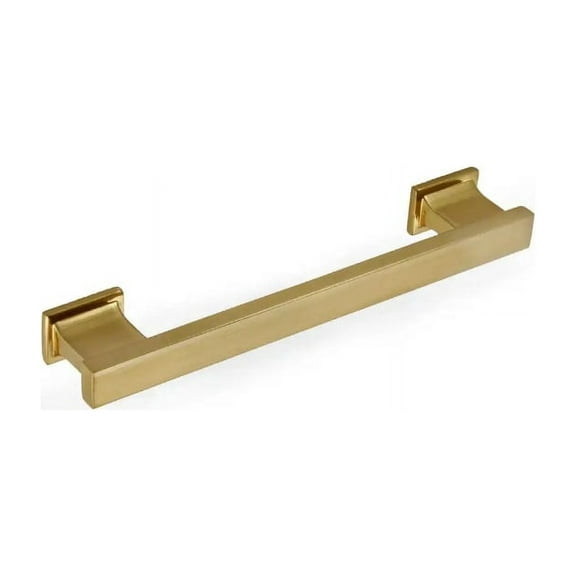 Sumner Street Home Hardware High Desert Large 4-3/4" Satin Brass Drawer Pull