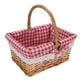 thumbnail image 5 of Cesta De Picnic De Mimbre Con Forro Desmontable Vintage Espaciosa, 5 of 7
