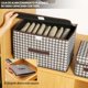 thumbnail image 4 of 3PCS Cajas De Almacenamiento Con Tapa Y Asa - Bolsa Almacenamiento Ropa Gran Organizador De Ropa Plegables De Tela No Tejida Cajones Organizadoras Para Closet Con Tapas Para Hogar Oficina Dormitorio, 4 of 7