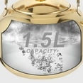 thumbnail image 3 of EXHUMKY Golden Stainless Steel Kettle for Home and Kitchen Use, and Stylish Tea and Coffee Pot, 3 of 6