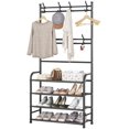 thumbnail image 4 of Perchero Rack Closet Ropero Practiksa con Zapatera Color Negro Perchero con Estante, 4 of 5