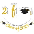 thumbnail image 2 of NICEXMAS Class of 2025 Graduation Sign in Vibrant Colors for Party and Photo Backdrop, 2 of 7