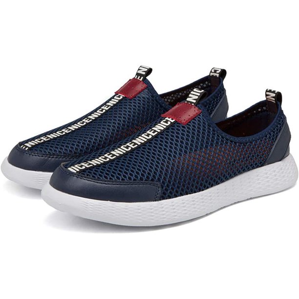 Xishao Hombres Verano Mocasines Transpirables Malla de Moda Casual Ligero Hollow Zapatos Cómodos Conducción al Aire Libre Plana Elegante Mocasín Xishao ropa