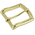 thumbnail image 3 of B1049 Natural Brass, Heel Bar Buckle, Solid Brass-LL, 1-1/2", 3 of 10