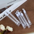thumbnail image 6 of Mini Bubble Wands, Valentines Day Party Favors, Bridal Shower Favors for Guests, Bubbles for Wedding Send Off, 100 Pcs 4X0.5 Inch Empty Heart Top Bubble Blower Tubes Suitable for, 6 of 6